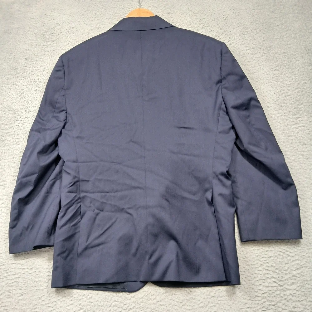 Jos. A. Bank Signature 100% Wool Navy Blue Blazer 42 Short‎ Jacket